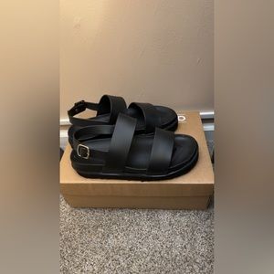 Chunky sandals in Black